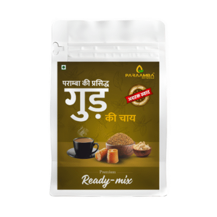 Paraamba Naturals Premix Jaggery Tea | Paraamba Naturals Premix Gud Ki Chai ( Ginger Taste)