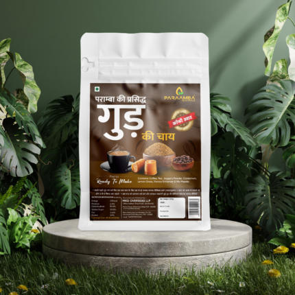 Paraamba Naturals Premix Jaggery Tea | Paraamba Naturals Premix Gud Ki Chai ( Coffee Taste)
